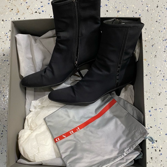 Prada technical fabric boots - Picture 1 of 6